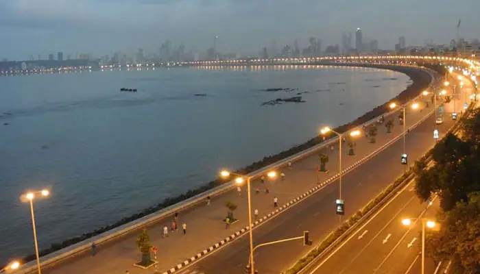 best sunset spots in mumbai : Marine Drive View