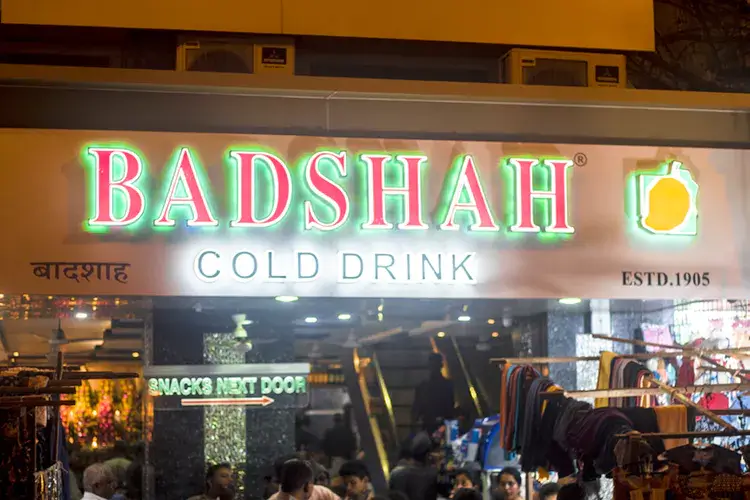 badshah cold drink shop exterior 