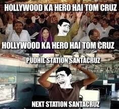 Mumbai Local Train Memes 6 pm next station tune in train