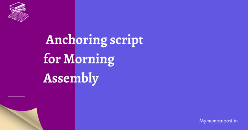 Anchoring Your Morning Assembly With the Right Script
