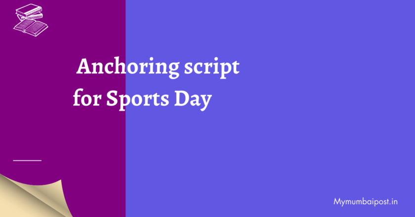 Crafting an Unforgettable Anchoring Script for Your Sports Day