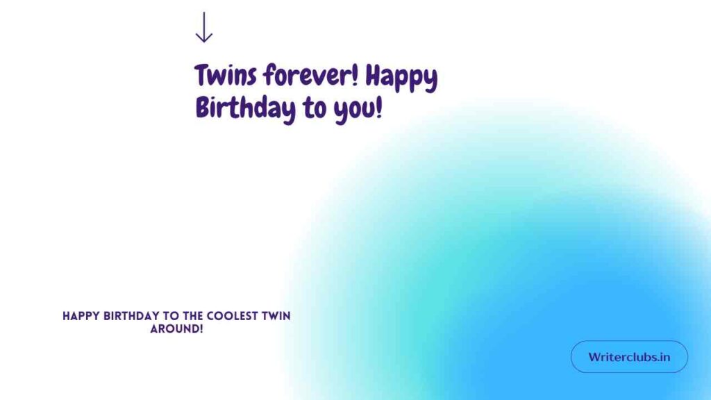 Twin Sister Birthday Wishes