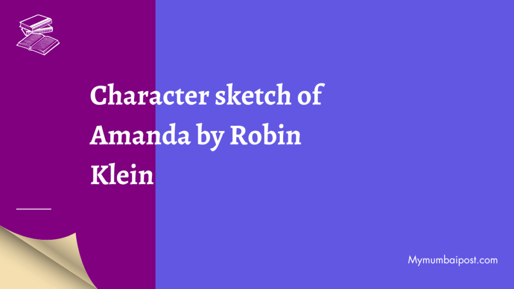 Character sketch of Amanda by Robin Klein thumbnail