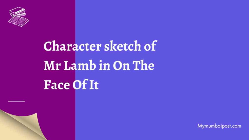 Character sketch or Mr Lamb thumbnail