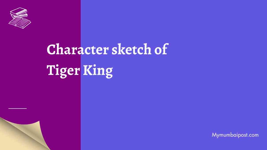Tiger King character sketch