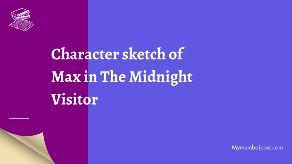 Character sketch of Max in The Midnight Visitor Poster