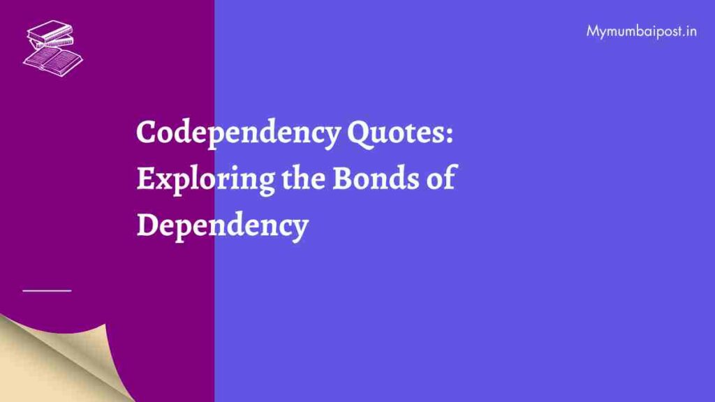 Codependency Quotes