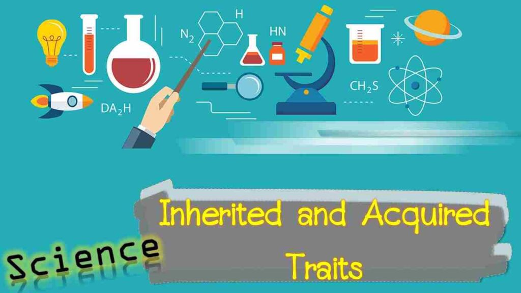 Difference between Acquired and Inherited traits poster