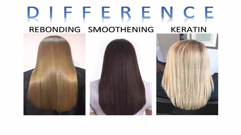 Difference between Keratin and Smoothing poster