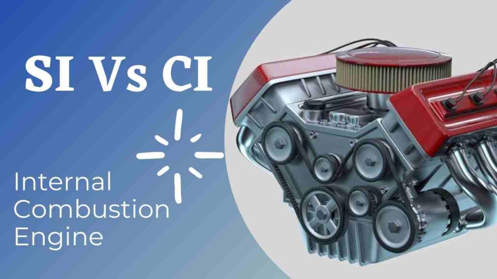 Difference between SI and CI Engine poster