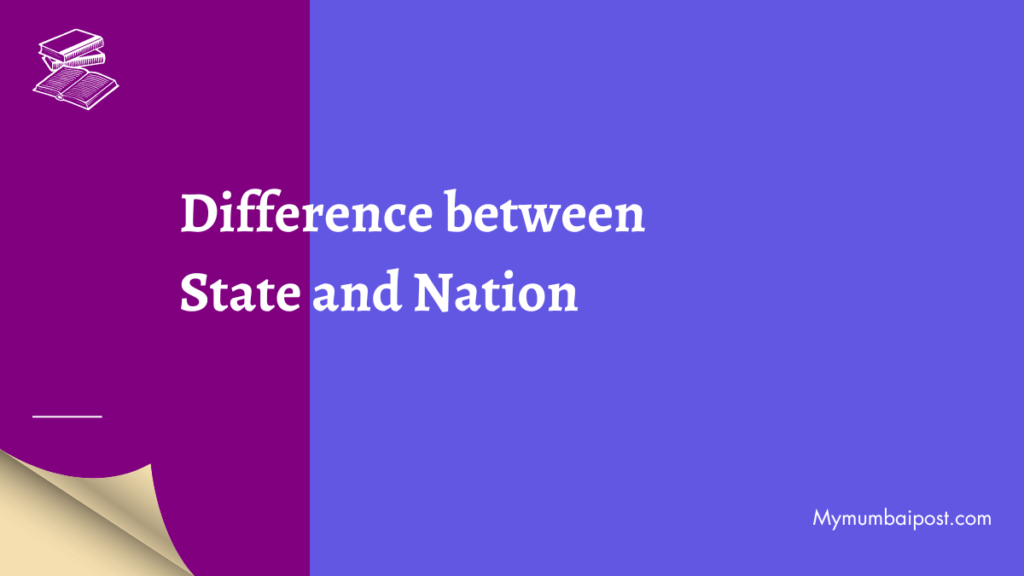Difference between State and Nation