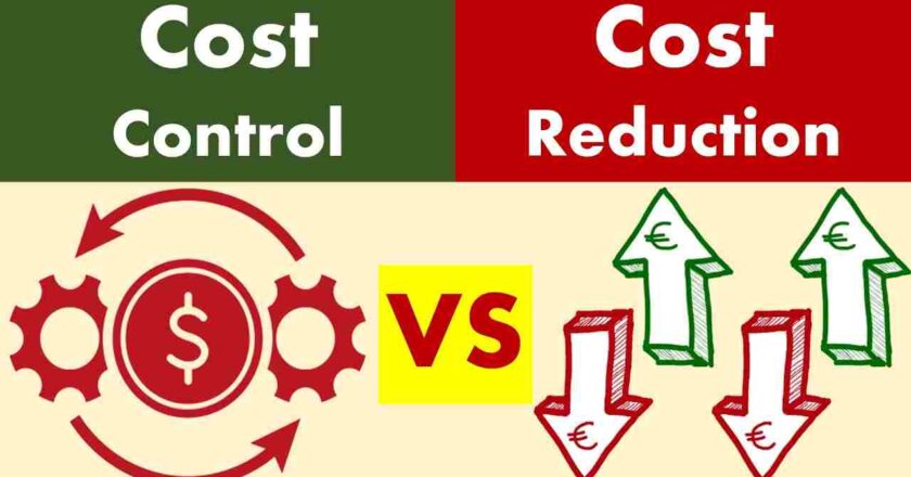 Explore Key 15 Difference between cost control and cost reduction