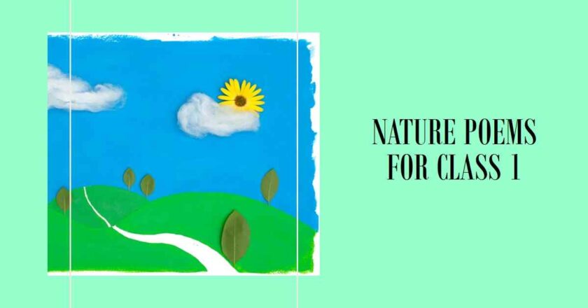 10 English Poems for Class 1 on Nature for Reading