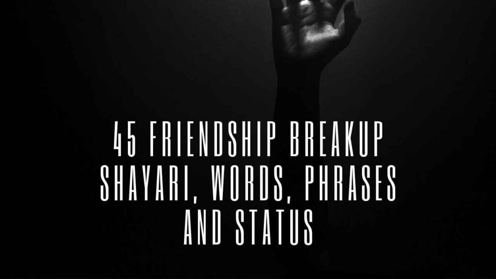 Friendship Breakup Shayari thumbnail