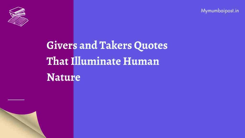 Givers and Takers Quotes