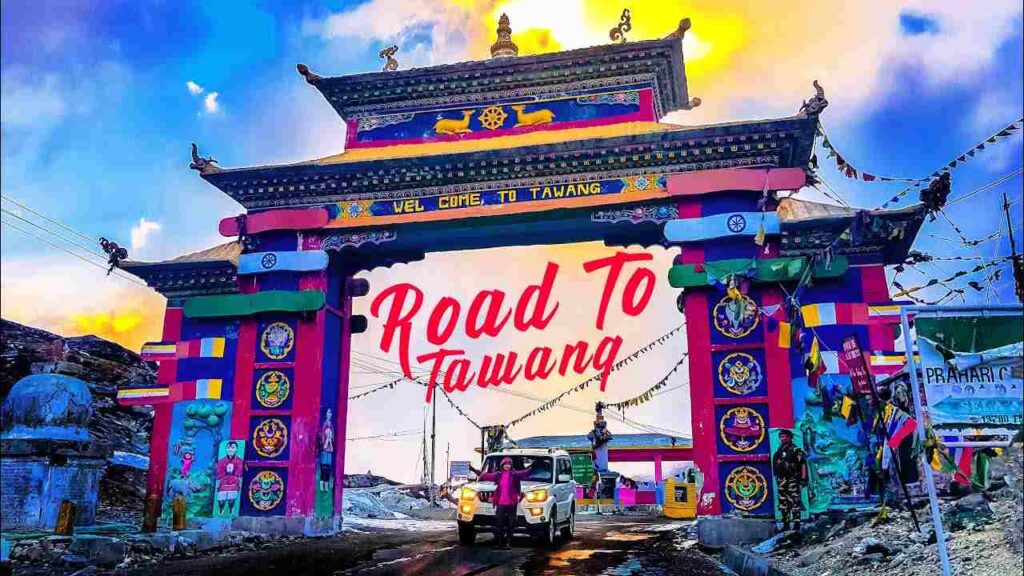 How to reach Tawang poster