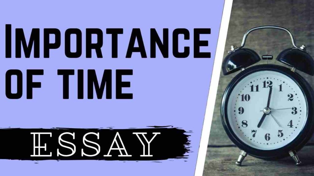 Importance of Time Paragraph