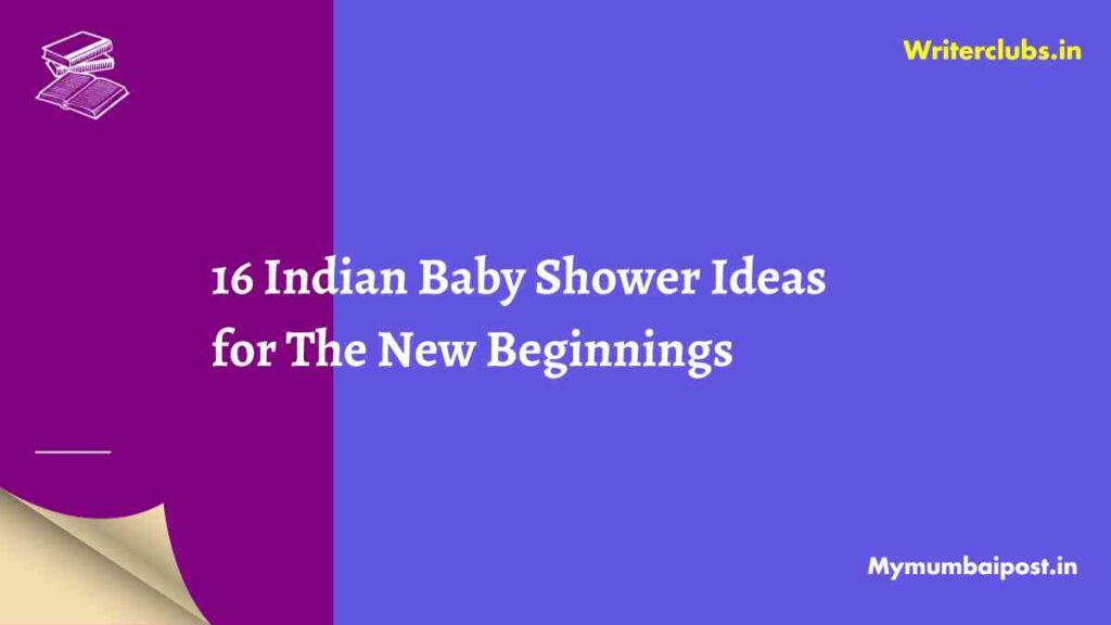 Indian Baby Shower Ideas