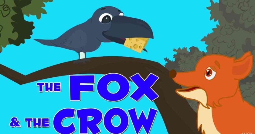 Lomdi Aur Kauwa Ki Kahani in English: Fox an Crow Story