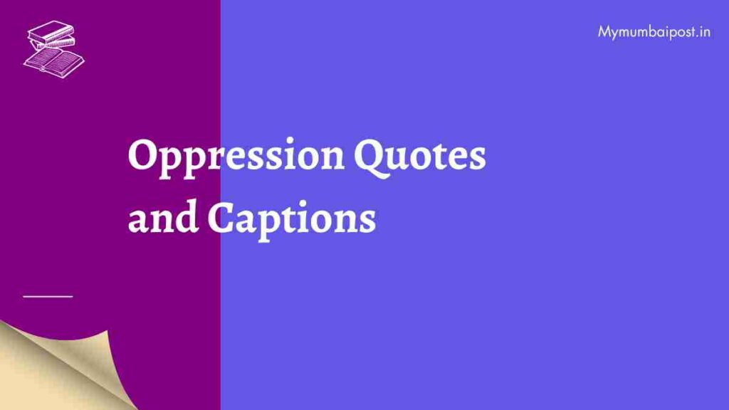 Oppression Quotes