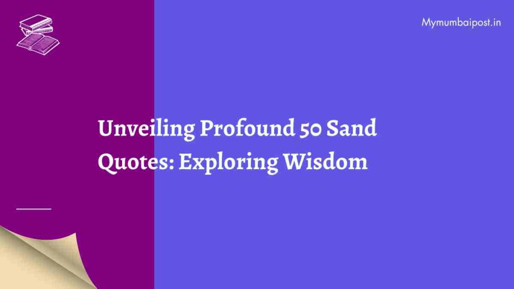 Sand Quotes
