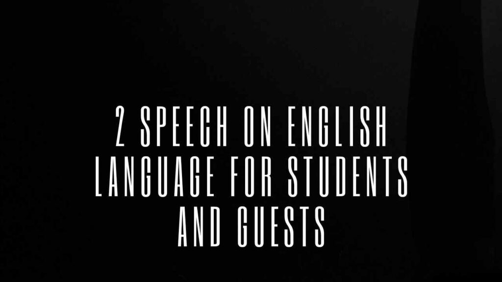 Speech on English Language thumbnail