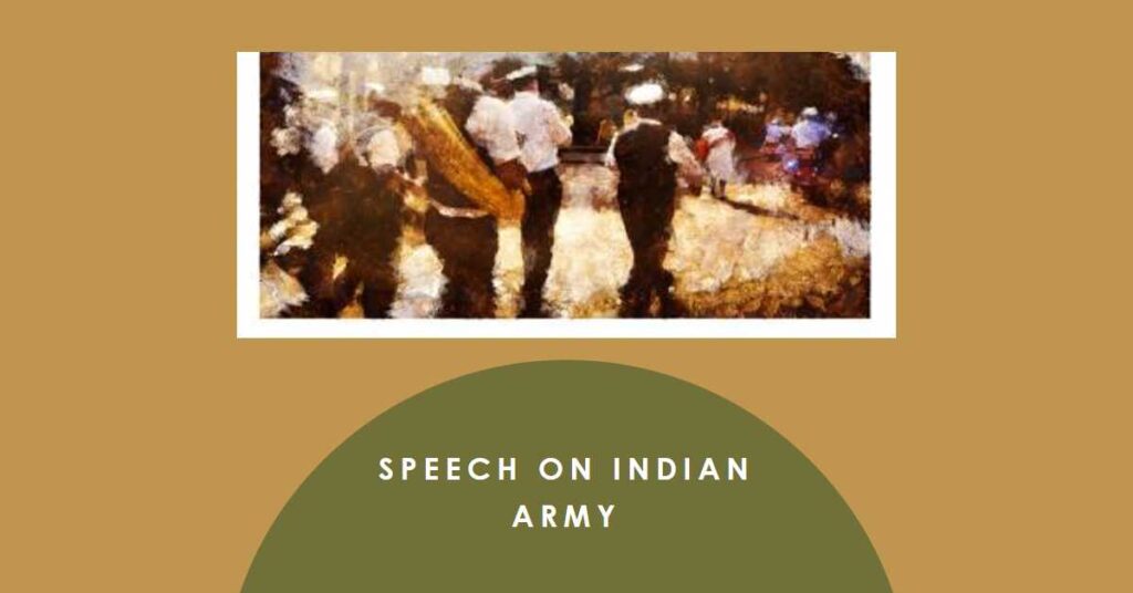 Speech on Indian Army thumbnail