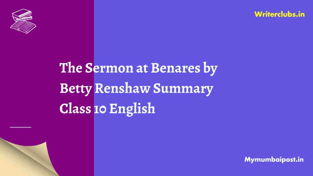 The Sermon at Benares Summary