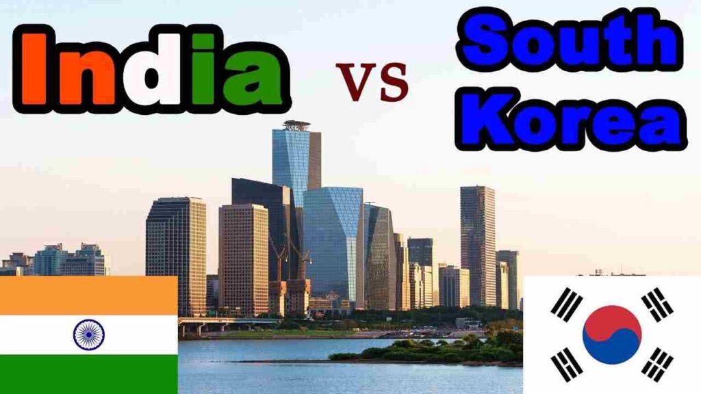 Time difference between India and South Korea