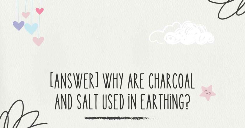 [Answer] Why Are Charcoal and Salt Used in Earthing?