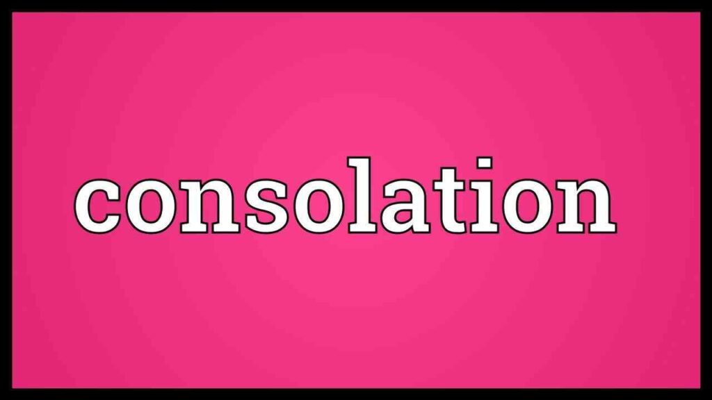 consolatory meaning