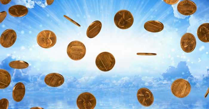 “Showering Blessings: A Pennies from Heaven Poem”